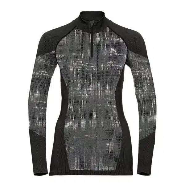 ODLO 188591 BlackComb Manches Longues 1/2 Zip Women