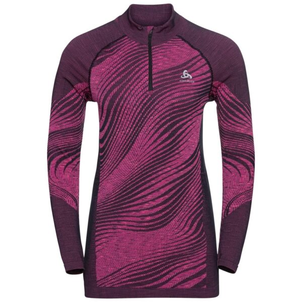 ODLO 188591 BlackComb Manches Longues 1/2 Zip Women
