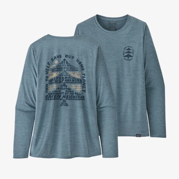 PATAGONIA W LONG CAP COOL DAILY GRAPHIC SHIRT