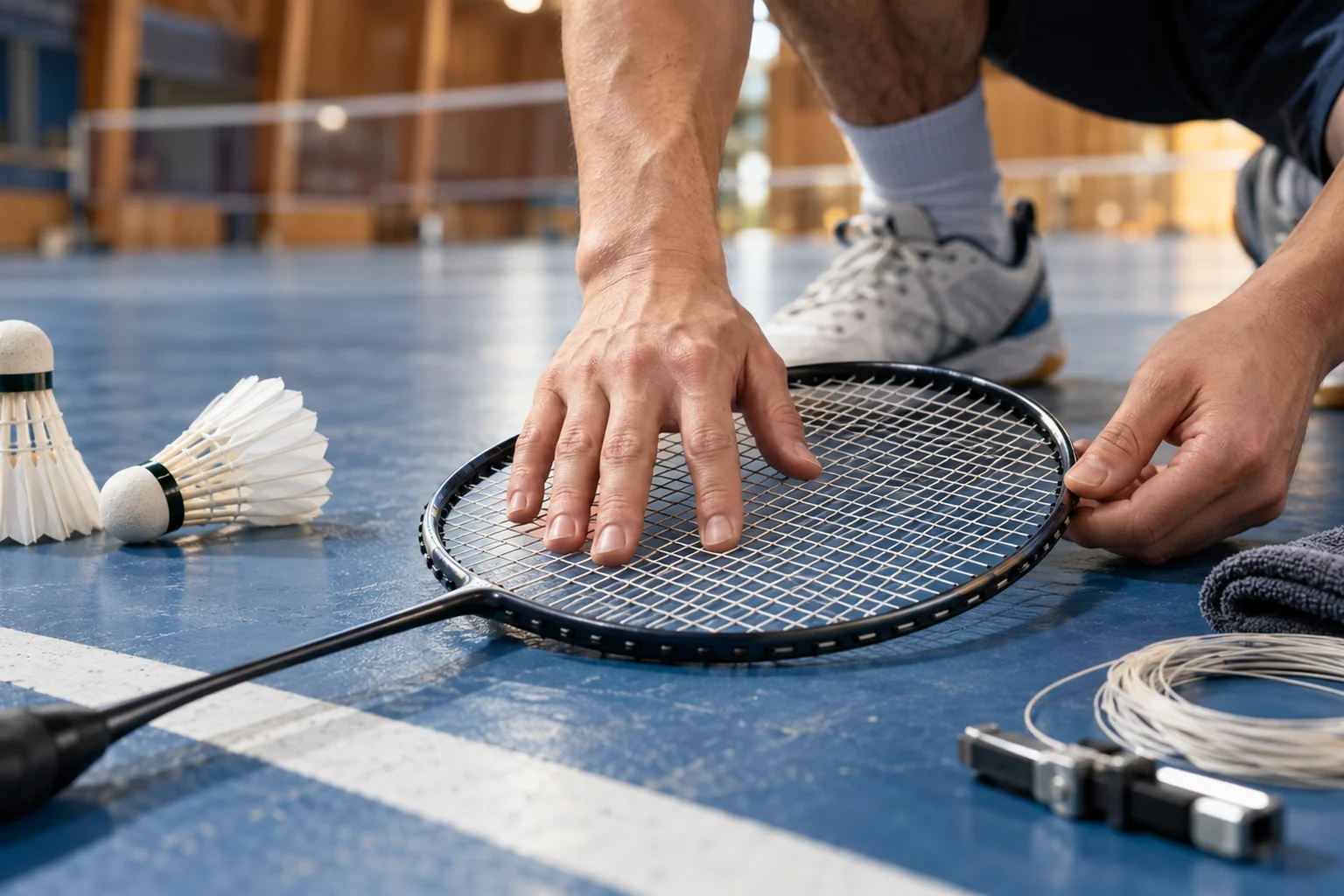 Tension de cordage au badminton : choisir avec son cadre Tension de cordage au badminton : choisir avec son cadre