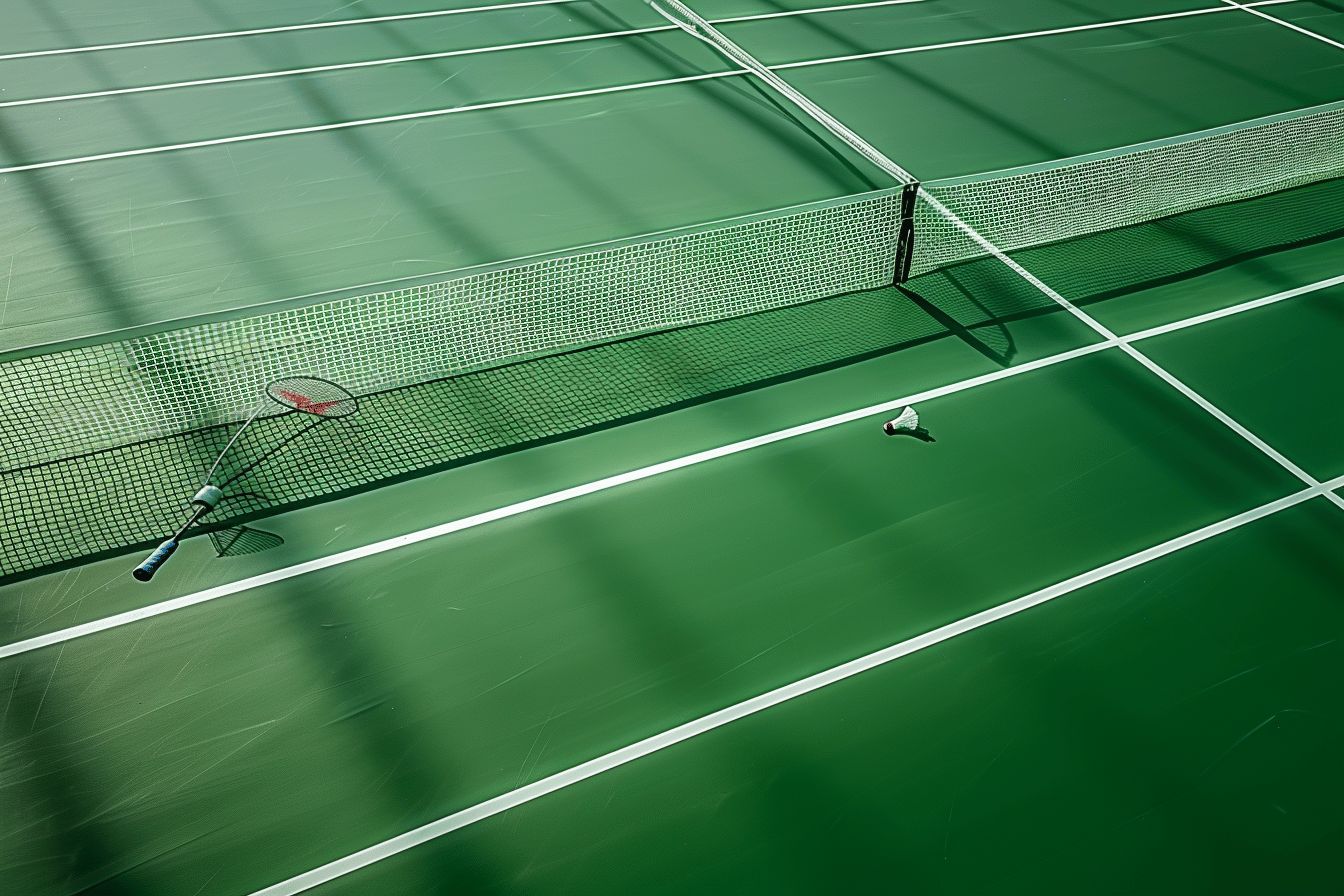 Les bases du terrain de badminton