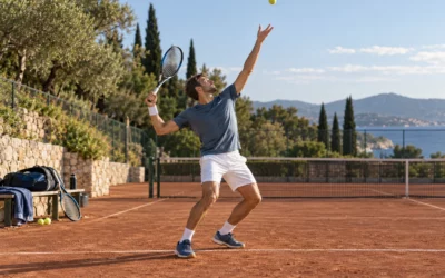 Améliorer son service au tennis : lancer, rythme et première frappe