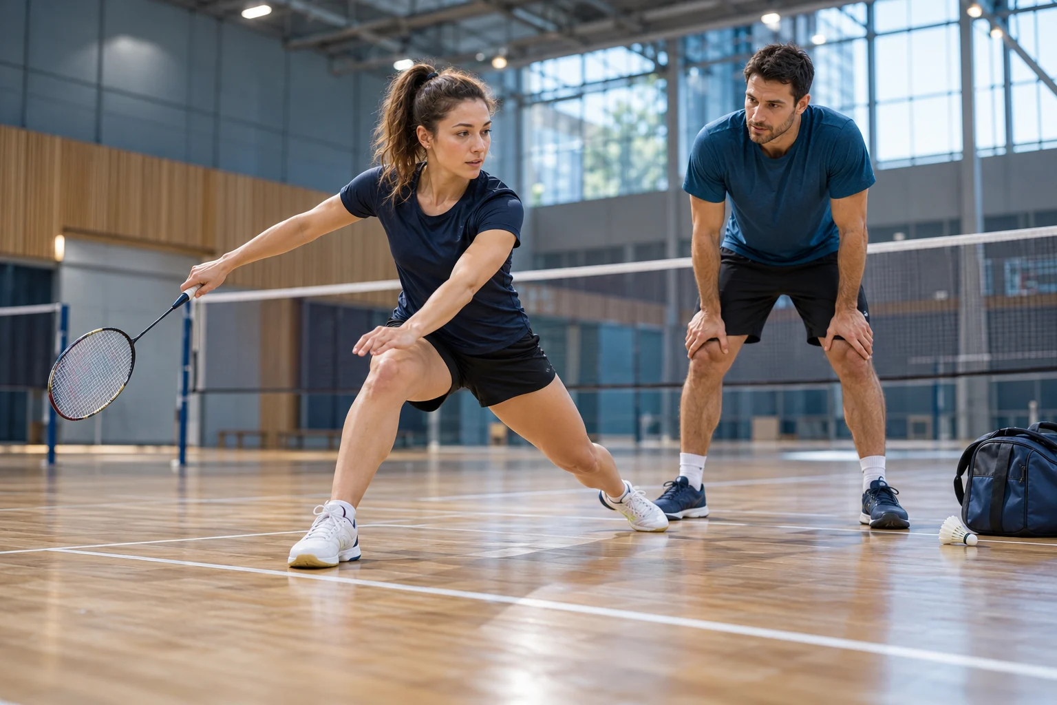Préparer son corps avant un match de badminton Préparer son corps avant un match de badminton