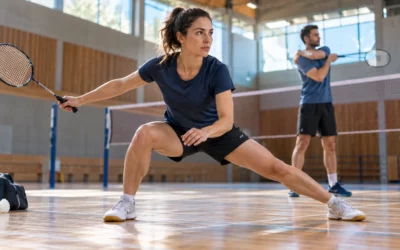 Comment bien s’échauffer avant un match de badminton ?