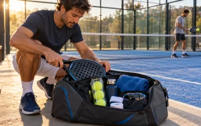 Accessoires de padel : préparer le sac d’une séance