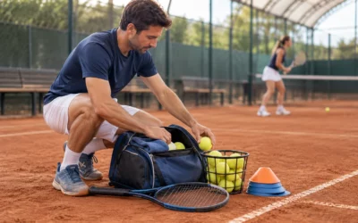 Accessoires de tennis : organiser entraînements et tournois