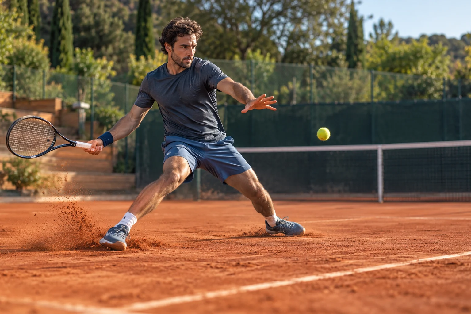Surface de tennis : adapter ses trajectoires et ses déplacements