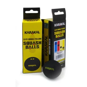 Karakal squash balls Elite double Yellow
