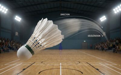 Analyse du vol d’un volant de badminton en plume : comprendre sa trajectoire et sa vitesse