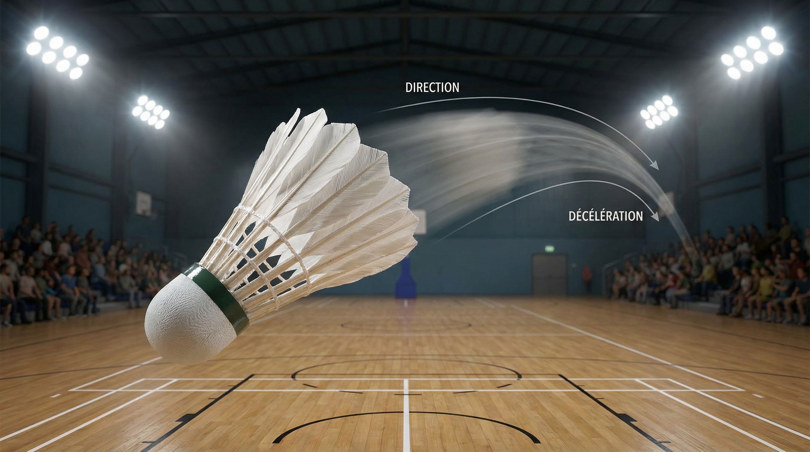 Analyse du vol d’un volant de badminton en plume : comprendre sa trajectoire et sa vitesse Analyse du vol d’un volant de badminton en plume : comprendre sa trajectoire et sa vitesse