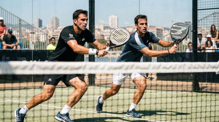 Comment monter au filet au padel