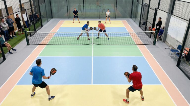 Stratégie de placement au padel