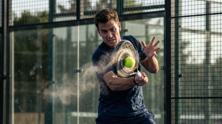Effet de balle au padel