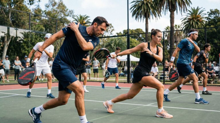 Échauffement spécifique padel