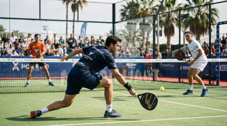 Tactique de la "chiquita" au padel