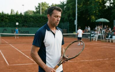 Rester concentré entre les points au tennis : une routine courte