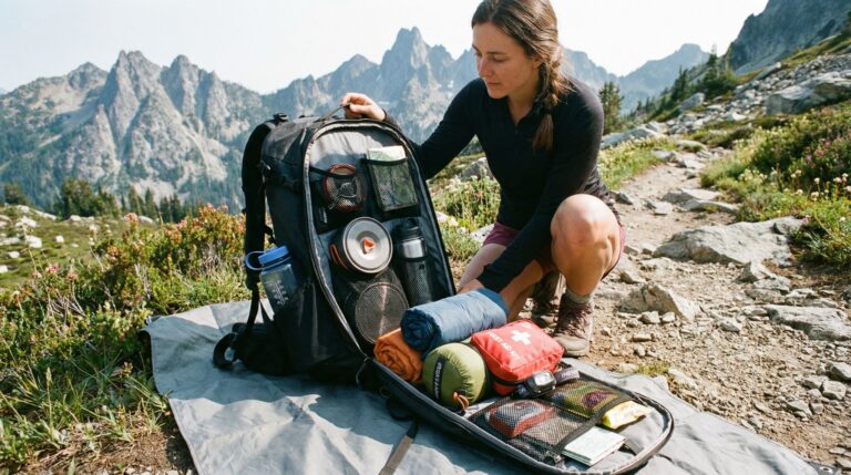 Organiser son sac à dos de randonnée