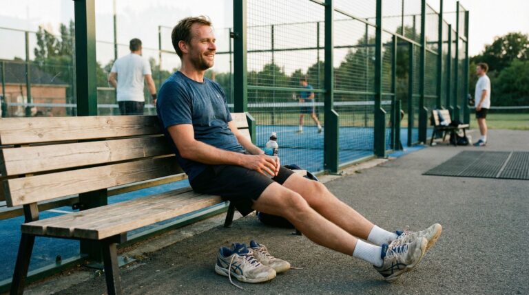 Récupération après un tournoi de padel