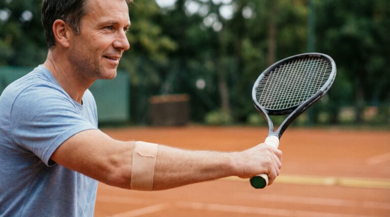 Soigner une épicondylite sport de raquette