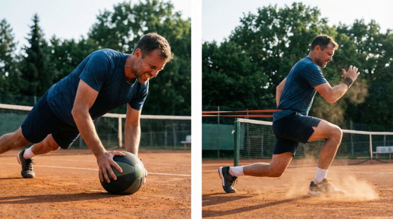 Renforcement musculaire pour le tennis
