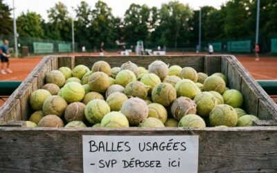 Recycler ses balles de tennis : tri, collecte et réemploi