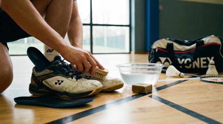Entretien des semelles de chaussures indoor