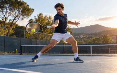 Jeu de jambes au tennis : relier chaque déplacement à la frappe