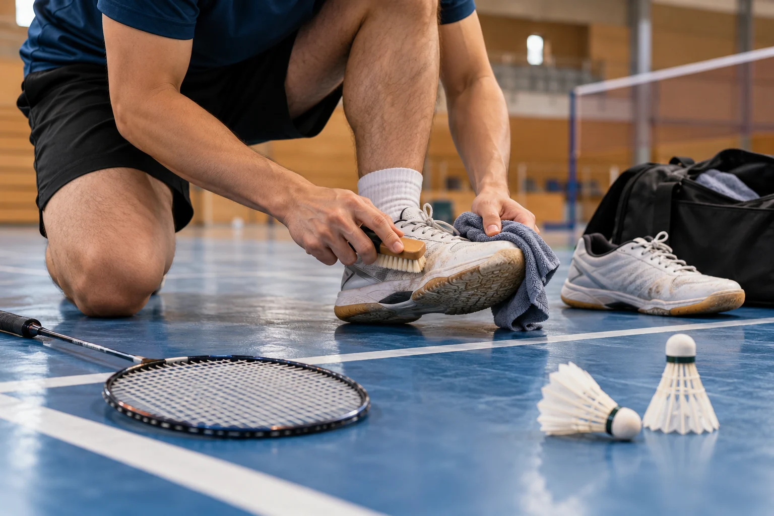 Comment entretenir et nettoyer ses chaussures de badminton efficacement