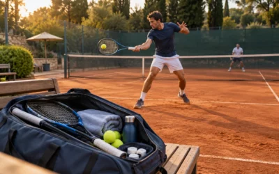 Préparer son sac de tennis avant un match ou un tournoi