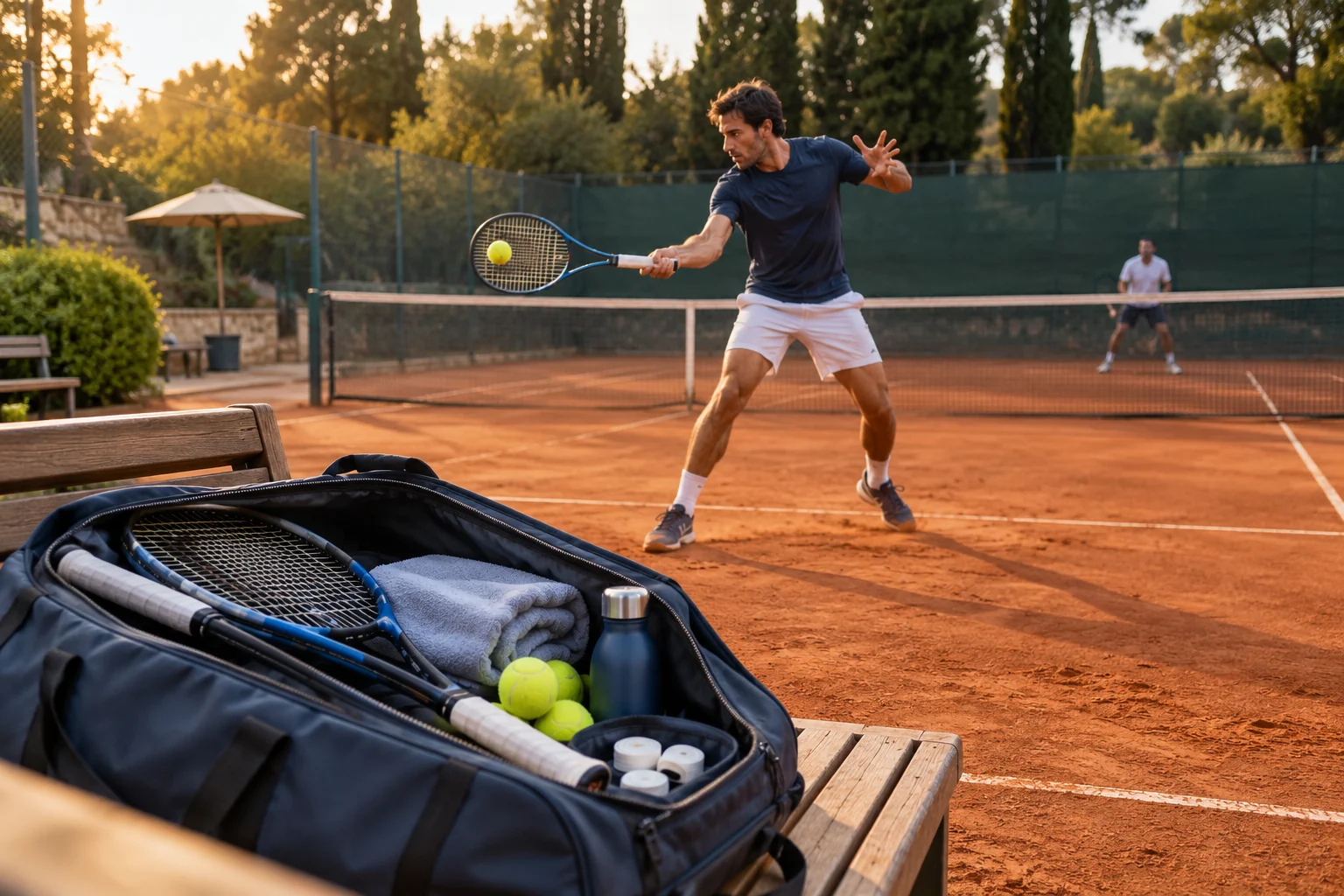 Préparer son sac de tennis avant un match ou un tournoi