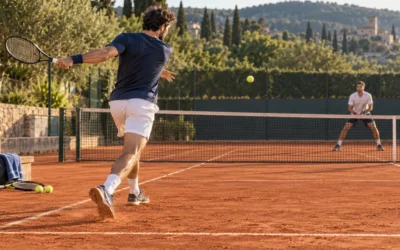 Jouer contre un gaucher au tennis : observer ses trajectoires réelles